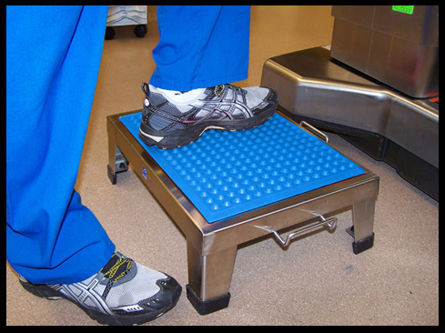 Reusable Surgical Step Stool Mat